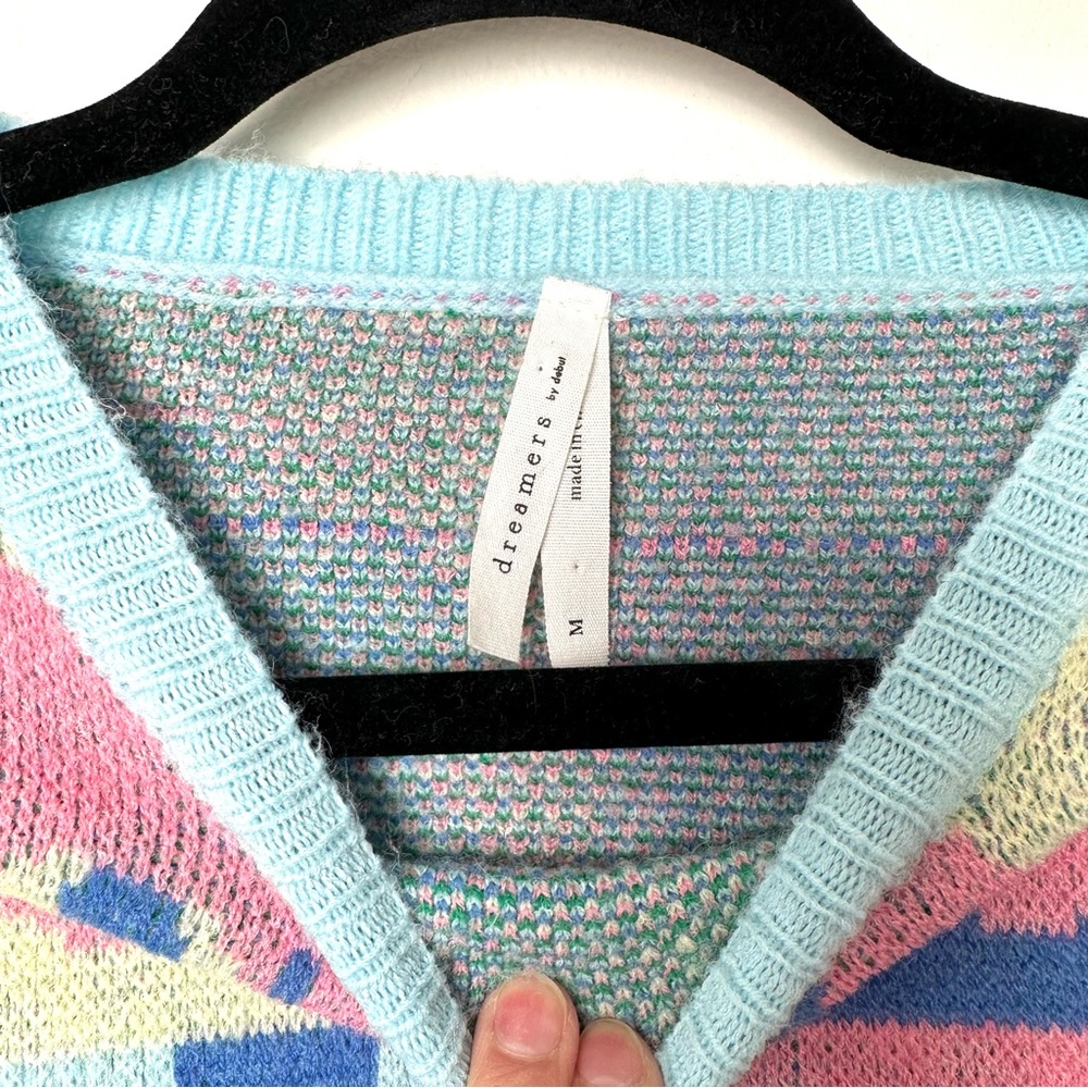 Dreamers Multicolor Patterned Sweater - Picture 3 of 11